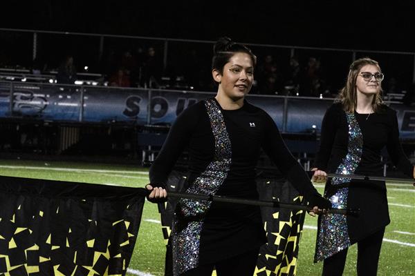 Northeast High School Marching Band Performing